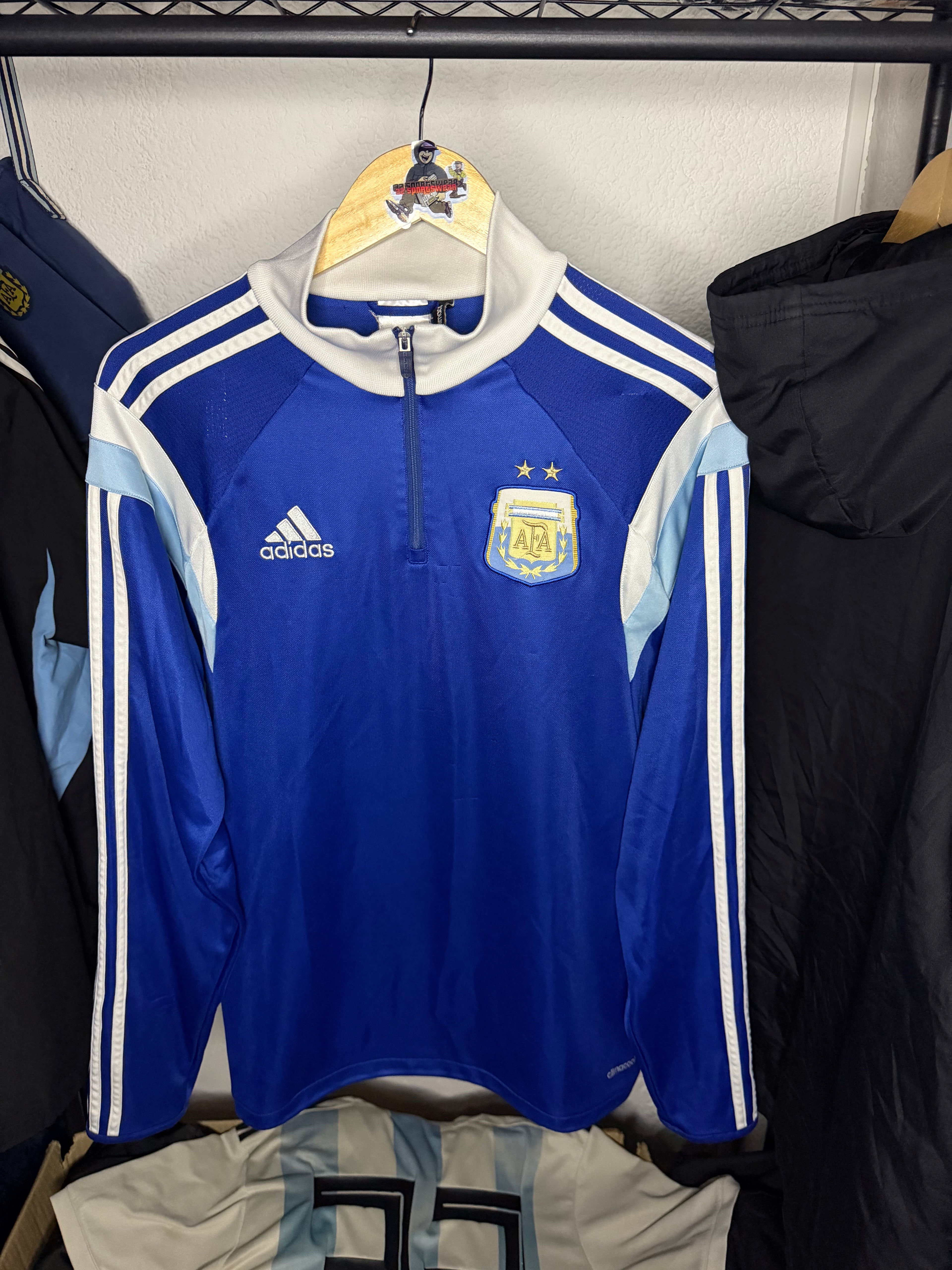 Buzo Adidas entrenamiento Argentina 2014 (M)